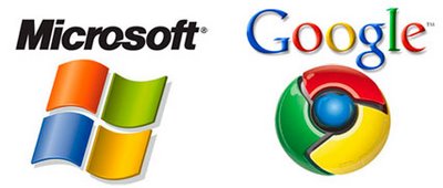 Chrome vs Windows color logo