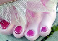 Pink foot