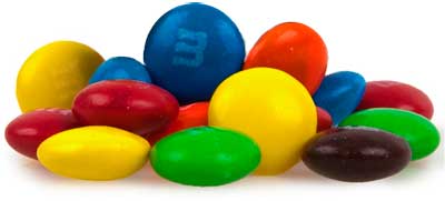 The colors of m&ms