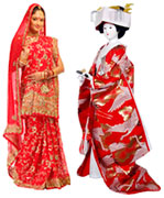 Red Bridal Wear - Asia