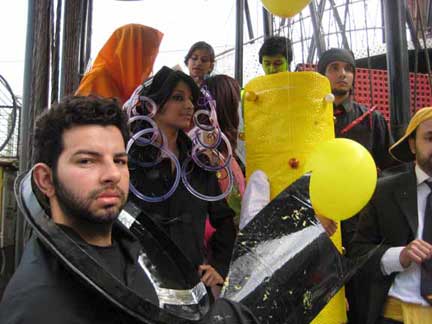 Group 1 students in symbolic dress